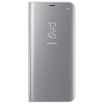 Husa Samsung Galaxy A35, Mirror Clear View, argintie