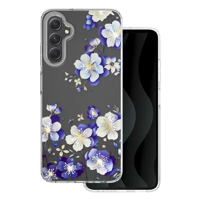 Husa Samsung Galaxy S23, IMD Print Case, TPU flexibil, transparent, Floral