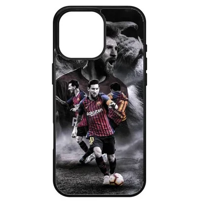 Husa protectie Apple iPhone 13, Colorful Aluminium TPU, design Messi 2