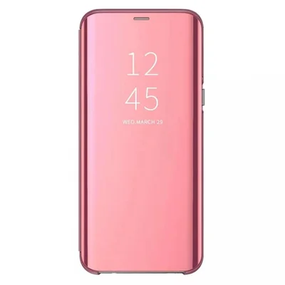 Husa Samsung Galaxy A25, Mirror Clear View, rose gold