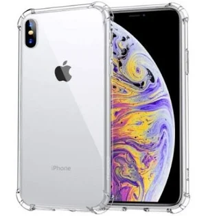 Husa Apple iPhone X/XS, TPU transparent, intarituri in colturi, grosime 1,5 mm