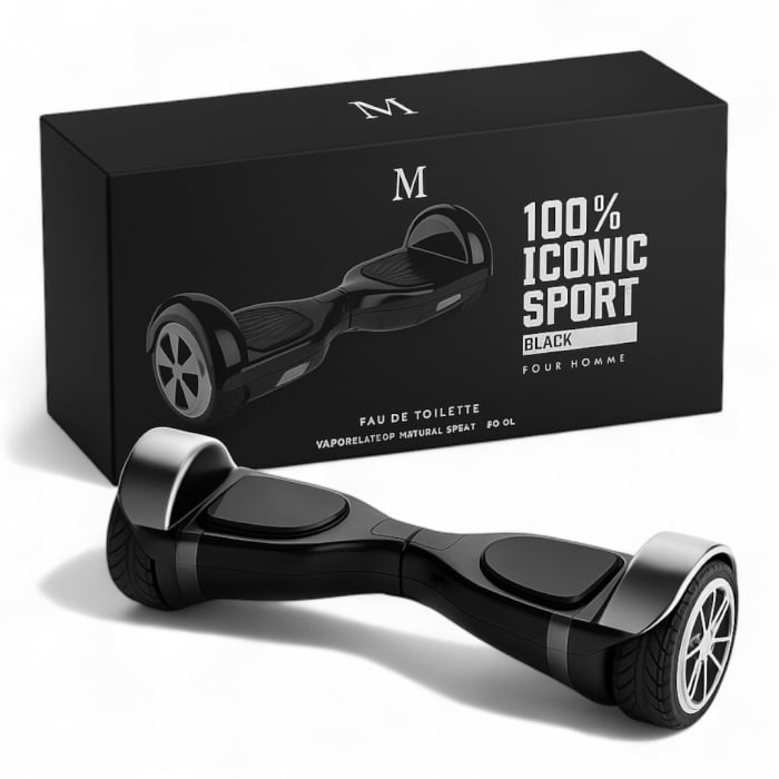 100% Iconic Sport Black for Men 100ml - Apa Parfum, barbati
