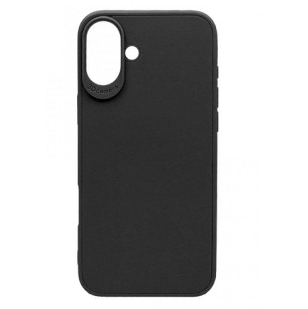 Husa protectie Apple iPhone 16 Plus, Matt TPU My Choice, silicon moale, neagra 2