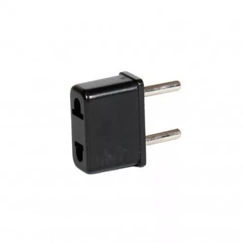 Adaptor de la priza CN/USA la priza EU, negru 2