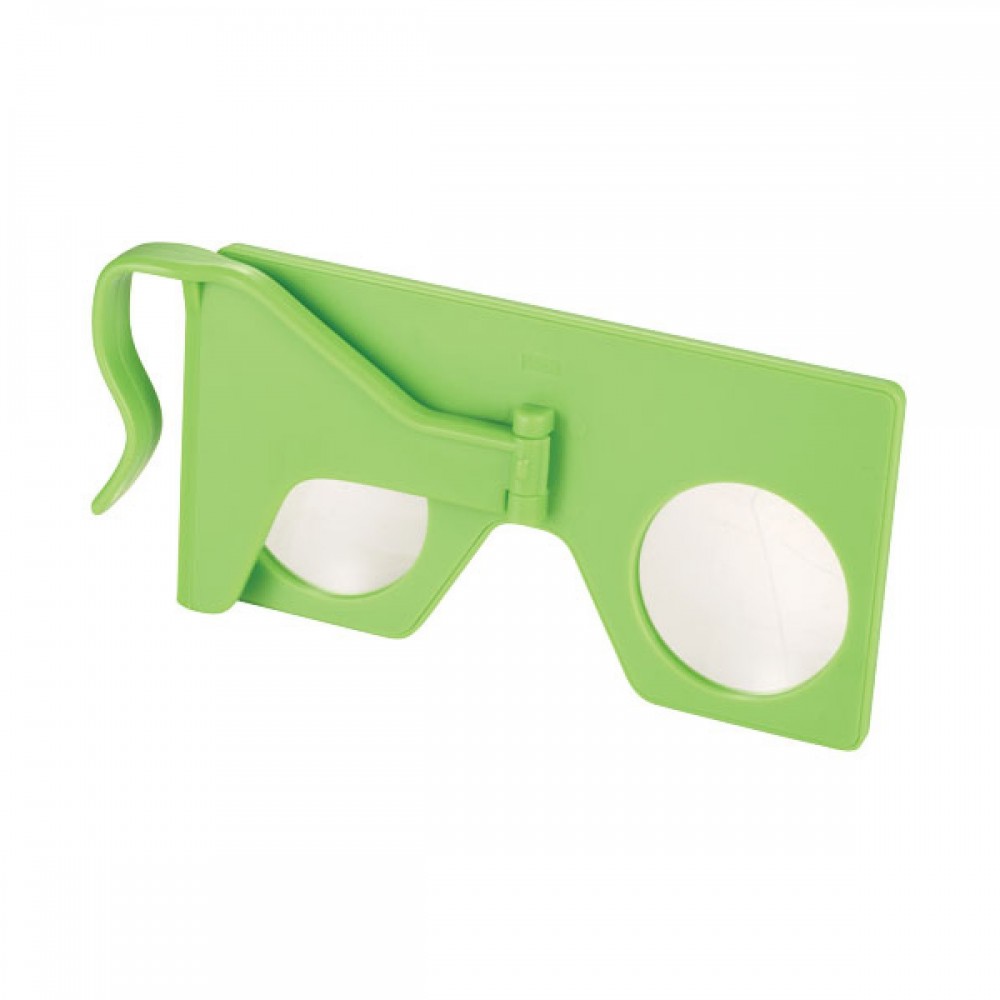 Mini ochelari VR (realitate virtuala), pliabili, verzi 2