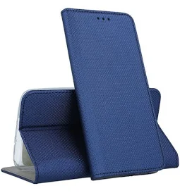 Husa Apple iPhone 13 Pro Max, Smart Magnet Case, inchidere magnetica, albastra