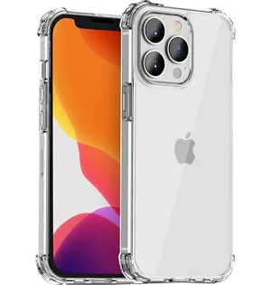 Husa Apple iPhone 16 Pro Max, TPU transparent, intarituri in colturi, protectie camere, grosime 1,5 mm