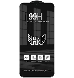 Folie sticla Samsung Galaxy A24 4G, Full Glue 99H, ESD, premium, margini negre