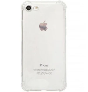 Husa Apple iPhone 7 Plus/8 Plus TPU transparent, intarituri in colturi, grosime 1,5 mm