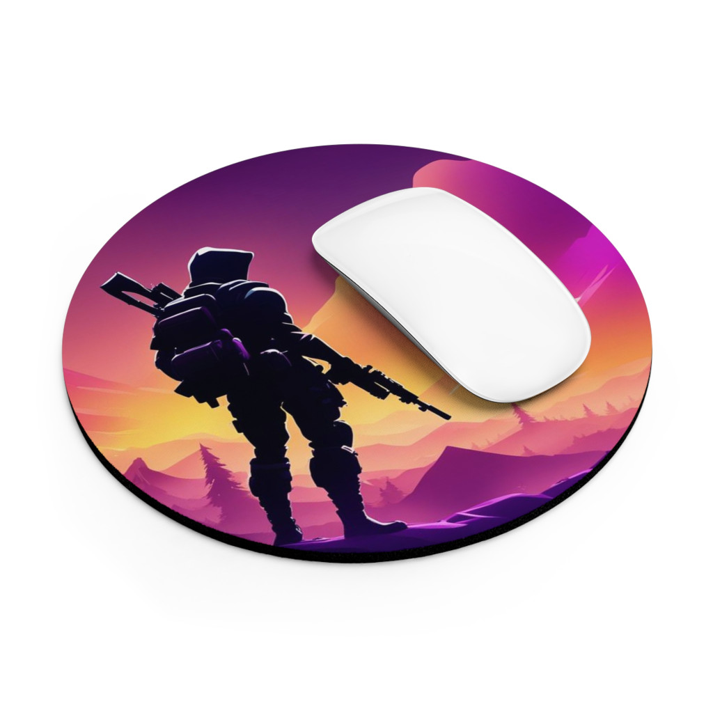 Mousepad personalizat, design Fortnite 2, rotund, diametru 20 cm 2