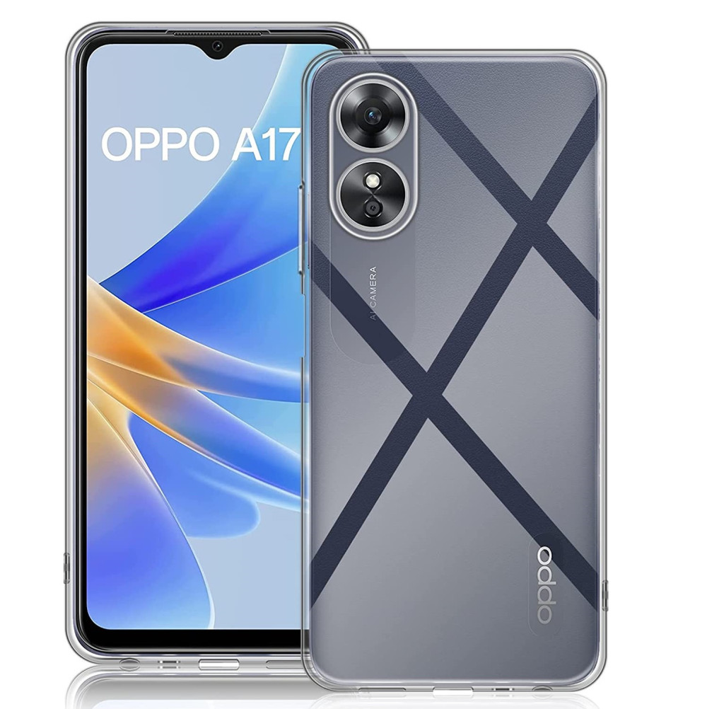 Husa protectie Oppo A17, TPU transparent 2 mm 2