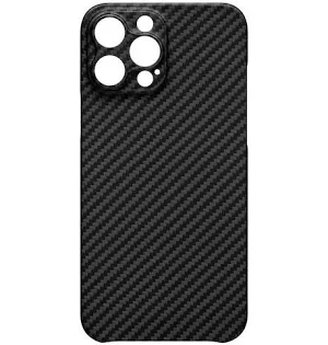 Husa Apple iPhone 13 Pro Max, iPefet Carbon, textura kevlar, neagra
