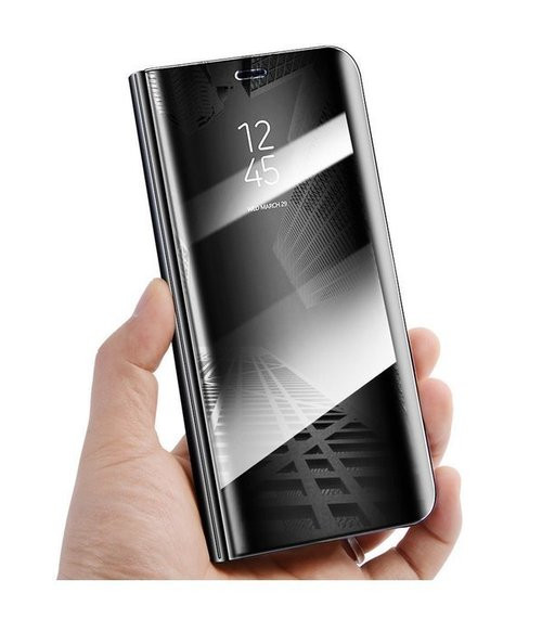 Husa Huawei Mate 20 Mirror Clear View, neagra 3