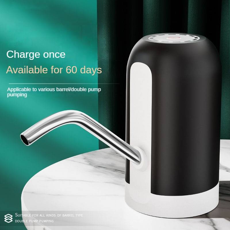 Dispenser / pompa electrica apa Andowl Q-C16, universala, incarcare USB, negru 3