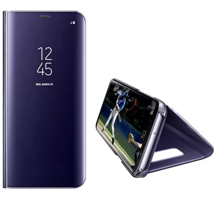 Husa Apple iPhone 11 Pro Mirror Clear View, mov 2