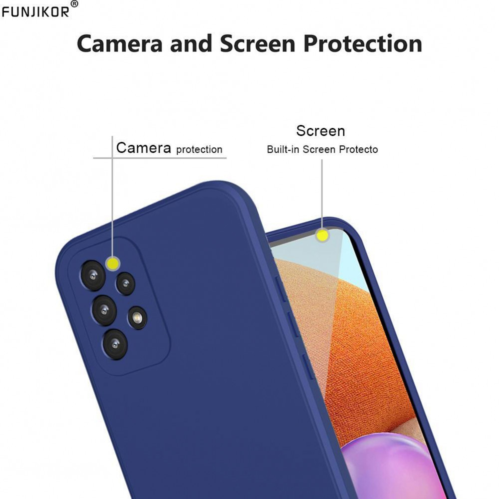 Husa Samsung Galaxy A72, Luxury 360° (fata + spate), catifea in interior, protectie camere, neagra 2