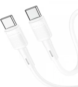 Cablu date si Incarcare Hoco X83, USB to Type-C (USB-C), 1 metru, 60W/3A, alb