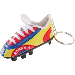 Breloc gheata de fotbal tricolor ROMANIA