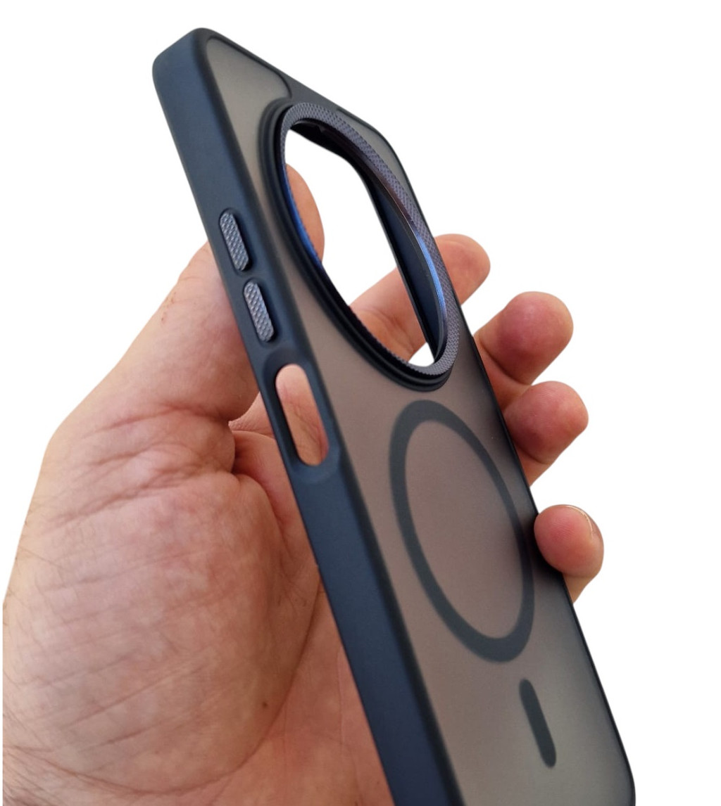 Husa Xiaomi Redmi 14c / Redmi A4 / Poco C75, Magsafe Translucent, neagra 2