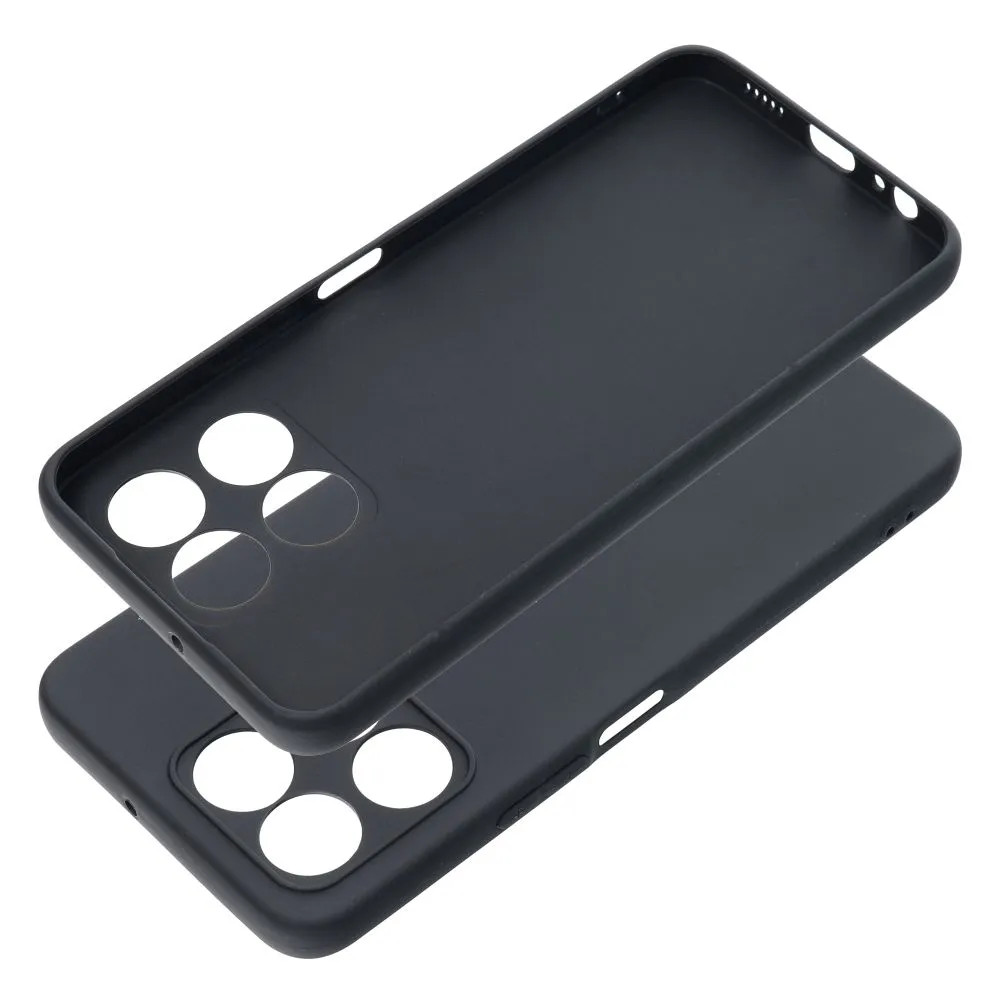 Husa protectie Honor X8b, Luxury Silicone, catifea in interior, protectie camere, neagra 2