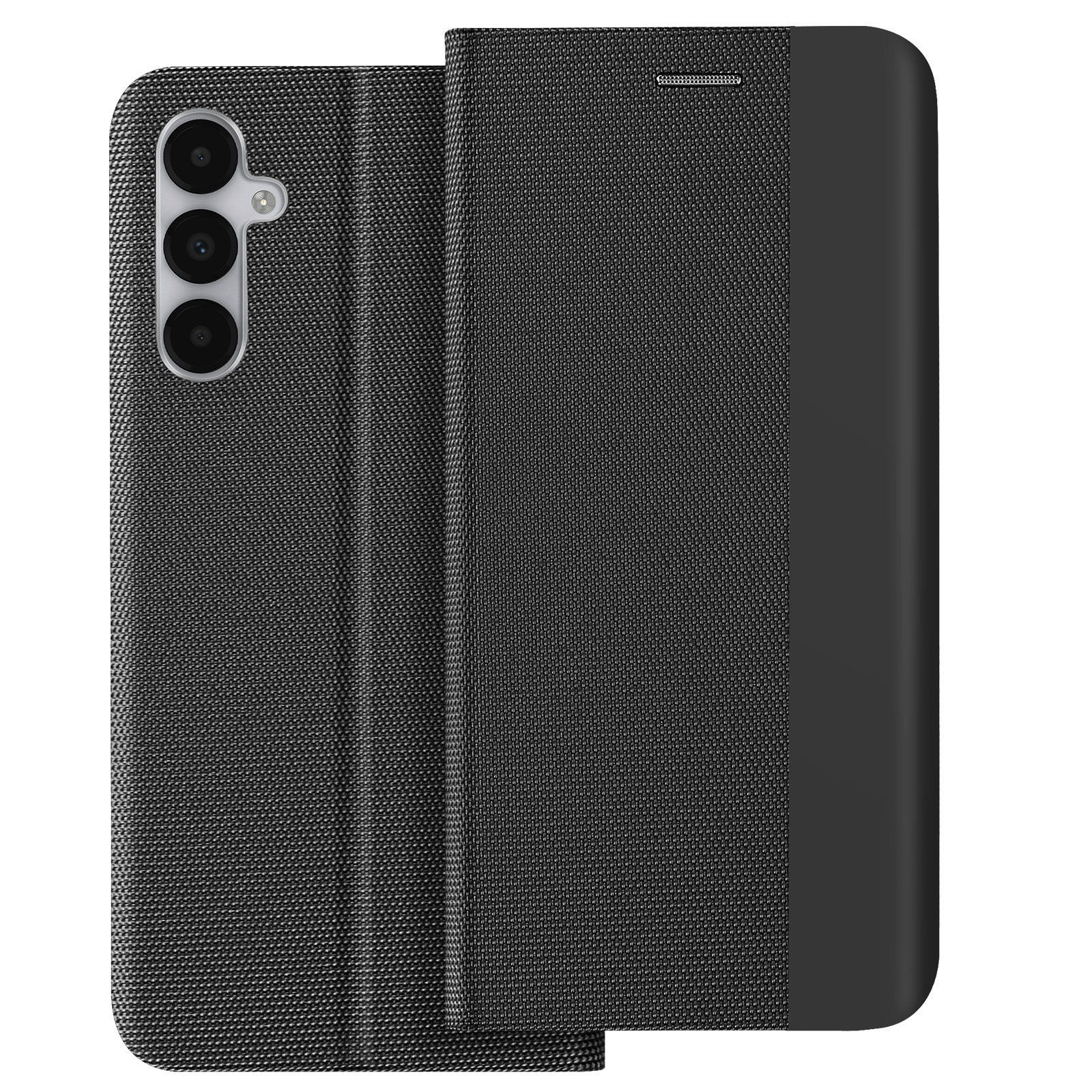 Husa Flip Sense » Samsung A32 4G, Magnetic Shell, Eco-Leather, Black