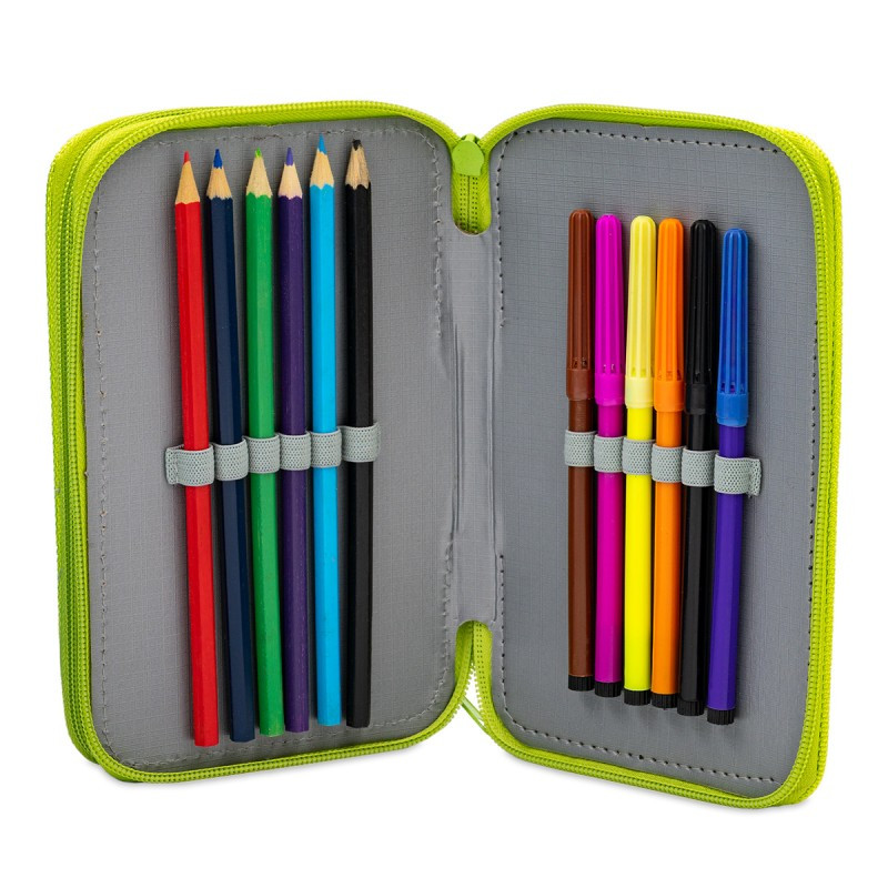 Penar echipat CNX Trafic, 2 fermoare, 20 de piese incluse, 20 x 12.5 x 4 cm, verde 3