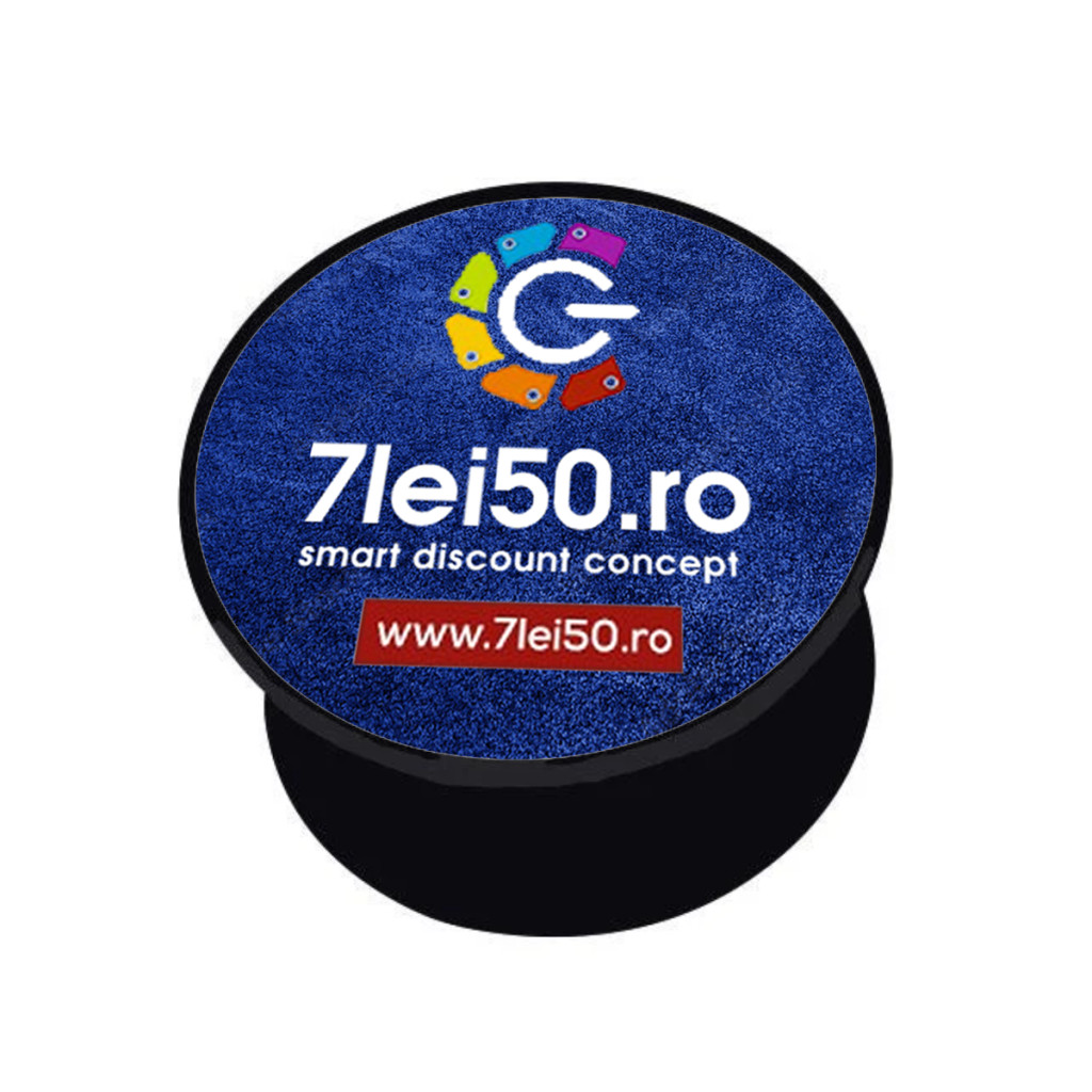 Suport telefon mobil tip popsocket personalizat cu poza ta, alb 5