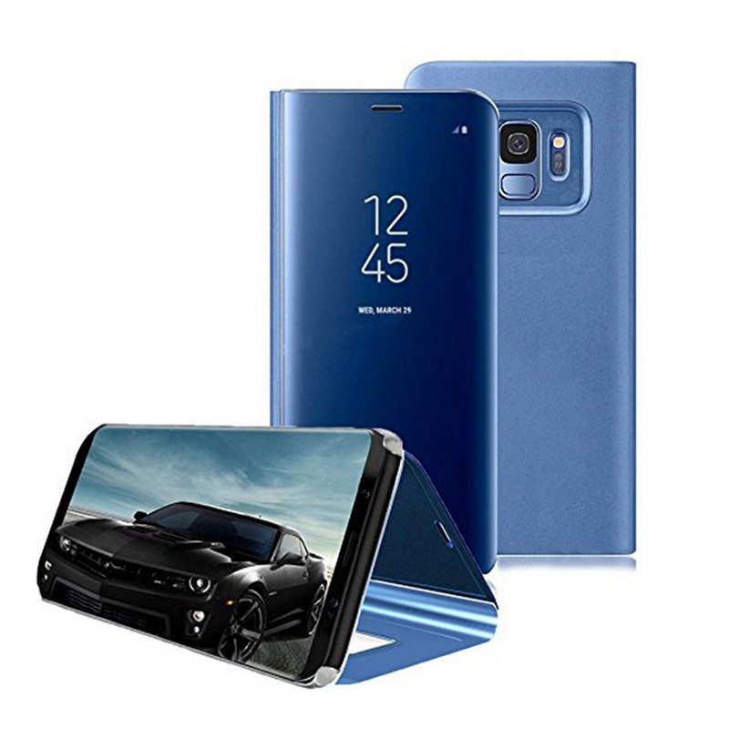 Husa Samsung Galaxy S20 Ultra Mirror Clear View, albastra 2