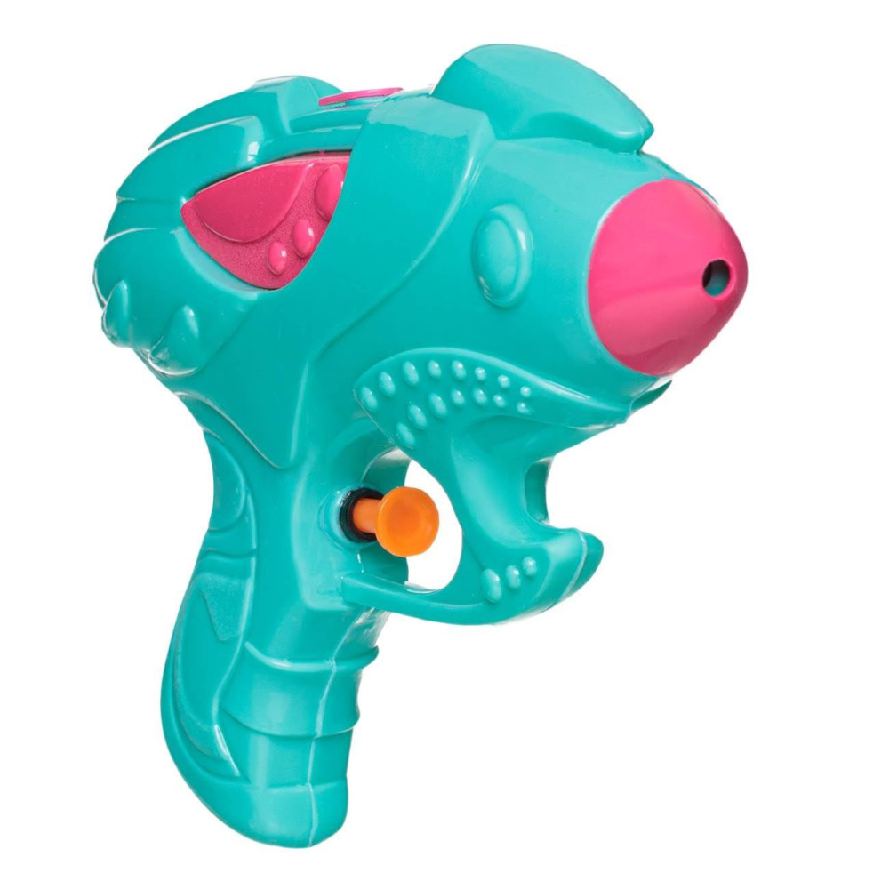 Pistol de apa, 18 cm, plastic, turcoaz/roz fucsia 2