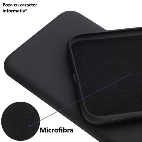 Husa Samsung Galaxy A15, Luxury Silicone, catifea in interior, protectie camere, roz siclam 3
