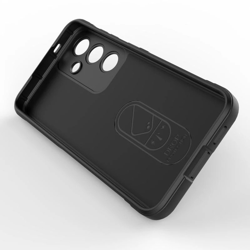 Husa Samsung Galaxy A54, Wave Silicone, protectie camera, catifea in interior, deep green 3
