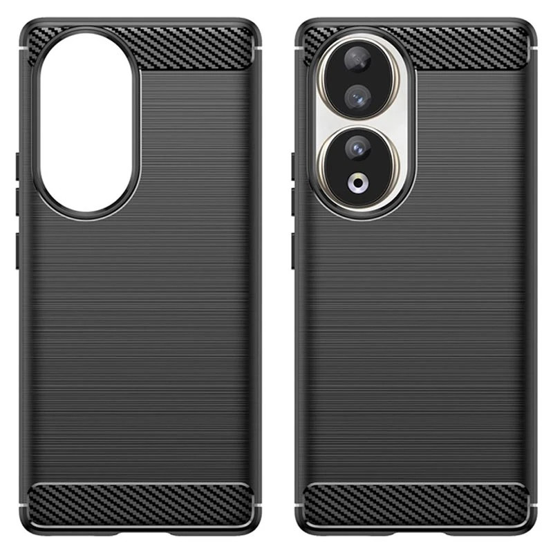 Husa protectie Honor 90 5G, Carbon Stripe, 2 mm, neagra 2