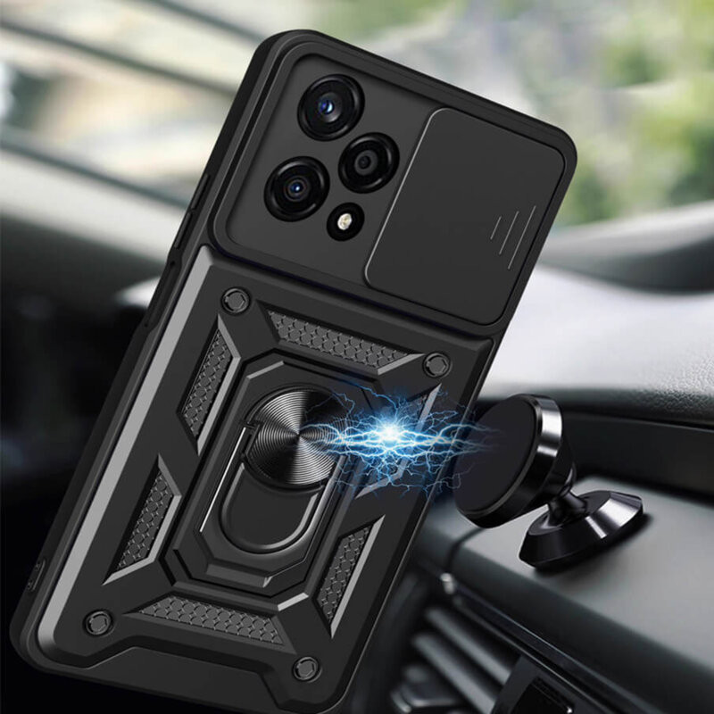 Husa Honor 200 Lite, Camshield Armor, inel sustinere, protectie camera, aurie 3