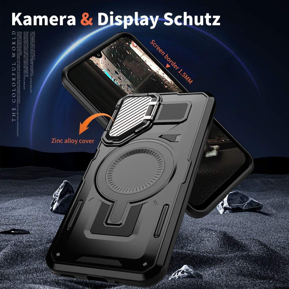 Husa Samsung Galaxy A14, Armor MagCase, CamBracket, neagra 4