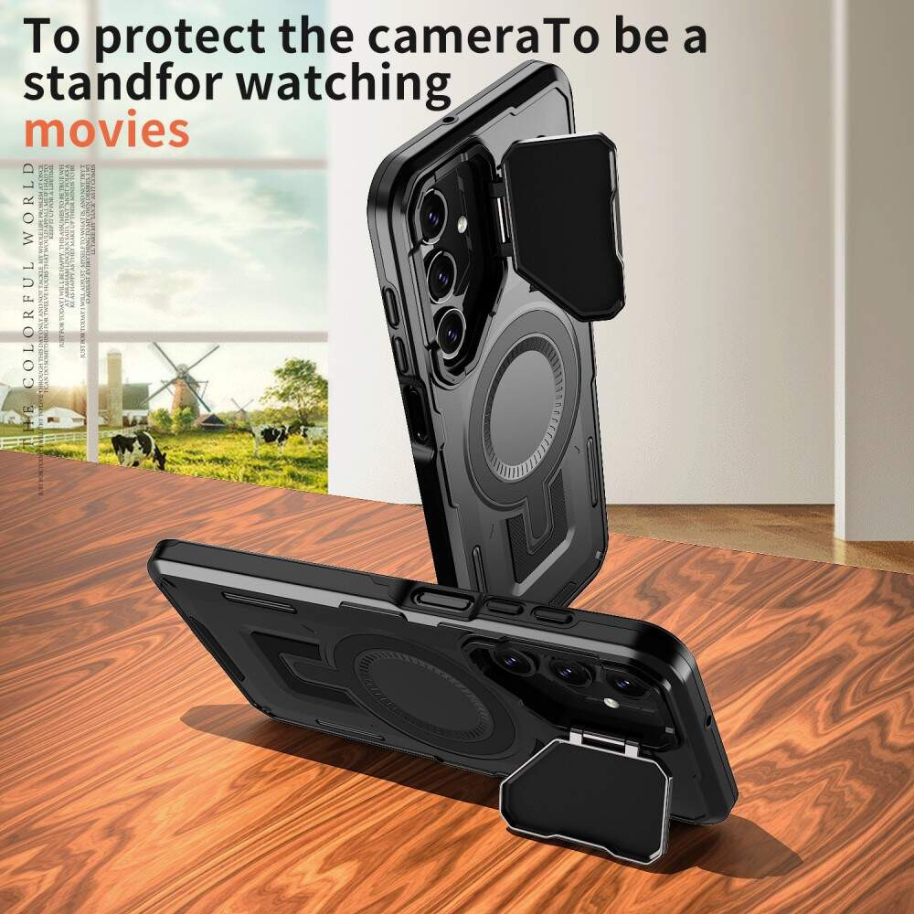 Husa Samsung Galaxy A15, Armor MagCase, CamBracket, neagra 5