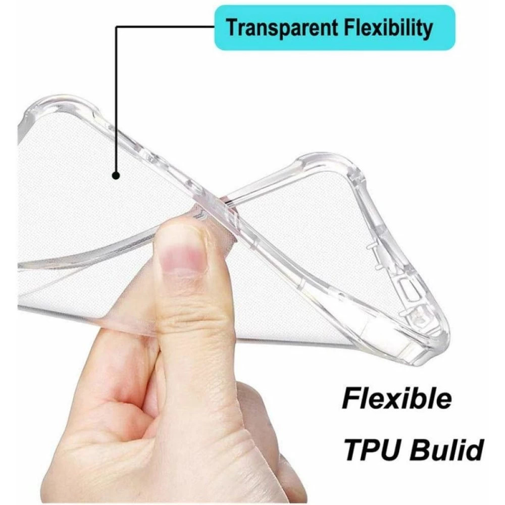 Husa protectie Motorola Edge 50 Pro, TPU transparent, grosime 2 mm, blister 2
