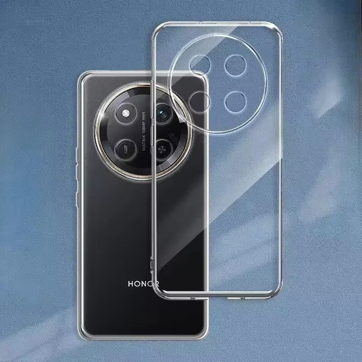 Husa Honor Magic6 Lite, TPU transparent, 2 mm, blister 2