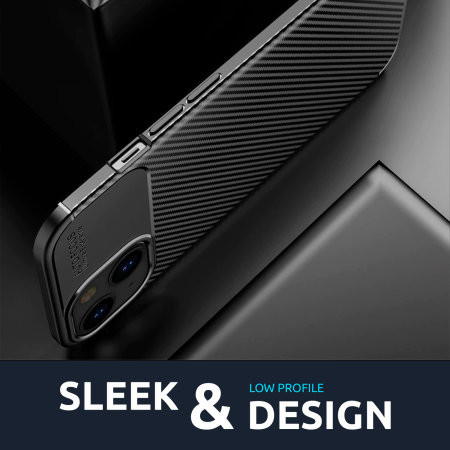 Husa Carbon Fiber pentru Apple iPhone 11 Pro Max, aspect carbon, neagra 5