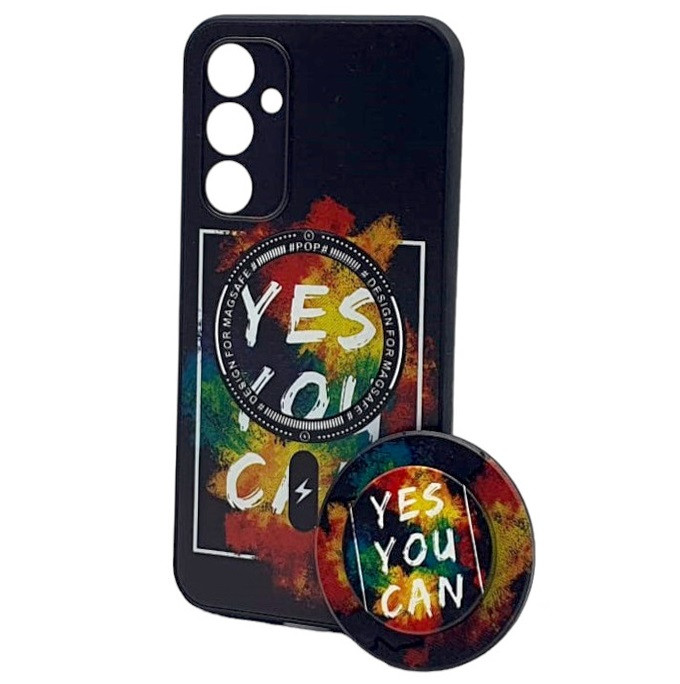 Husa Apple iPhone 13, Boter Magsafe + MagPopsocket, Yes You Can 2