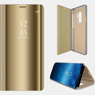 Husa Huawei P20 Mirror Clear View, aurie