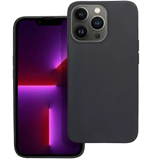 Husa Apple iPhone 14 Pro, Matt TPU, silicon moale, neagra