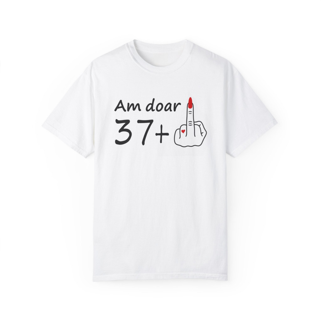 Tricou personalizat alb, unisex, varsta ta +, modal, diverse marimi 3
