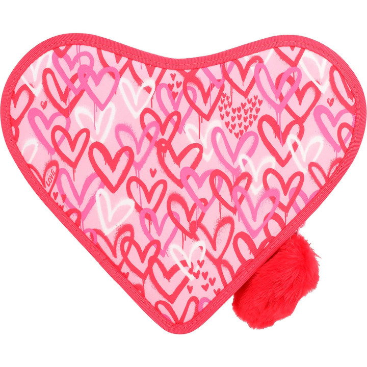 Penar Echipat Top Model, inima One Love, roz, 4,5 x 25 x 20 cm 3