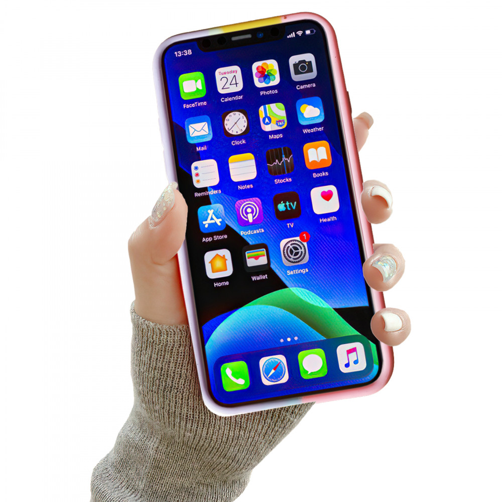Husa antistres tip Pop It! pentru iPhone XR, multicolora 5
