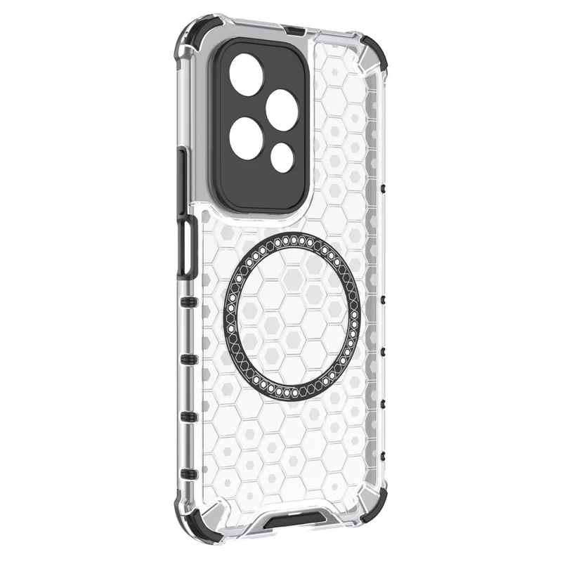 Husa HoneyComb » Honor 200 Lite, Magnet MagCase, AntiDrOppo Corners, White