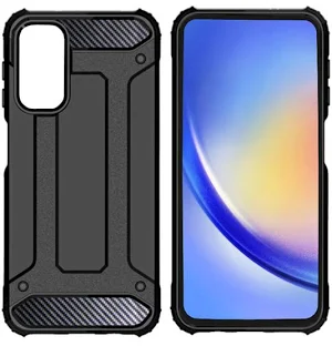 Husa Armor Case pentru Apple iPhone 12 Mini, hibrid (TPU + Plastic), neagra
