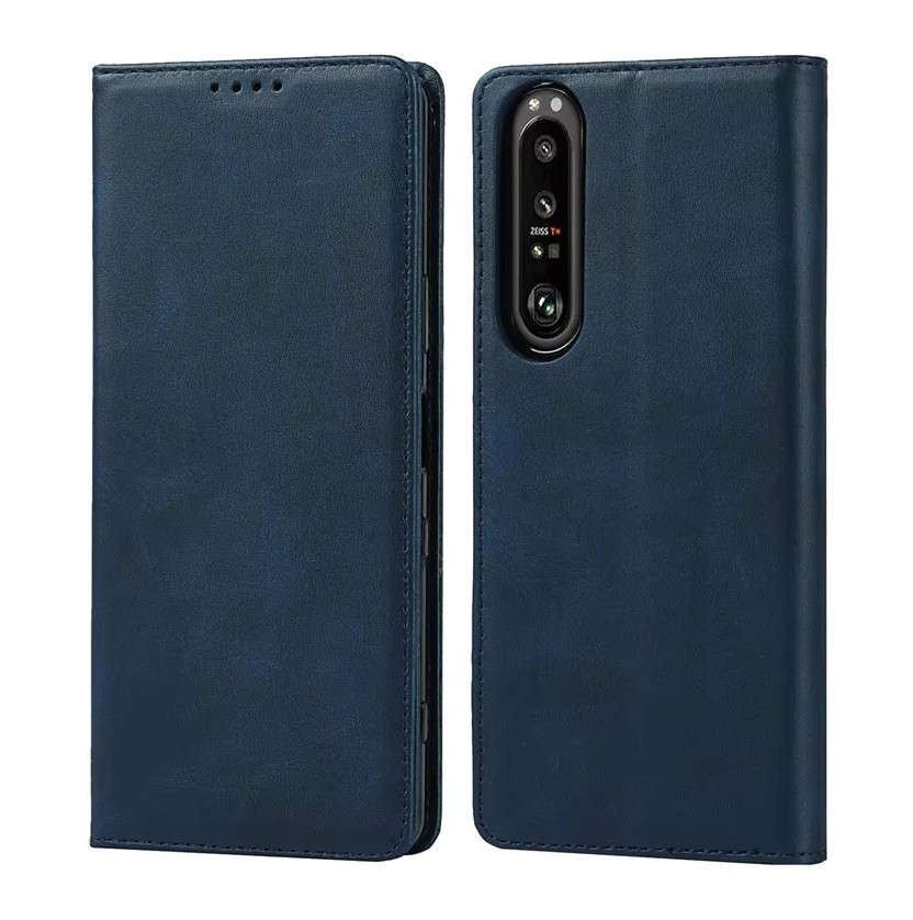 Husa Samsung Galaxy A20s, Elegant Book Case, inchidere magnetica, albastra 2