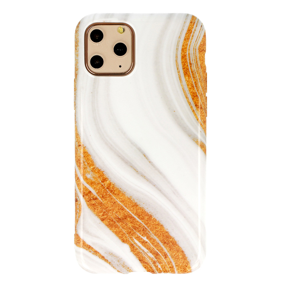 Husa protectie Marble Silicone pentru Samsung Galaxy A41, design 1 2