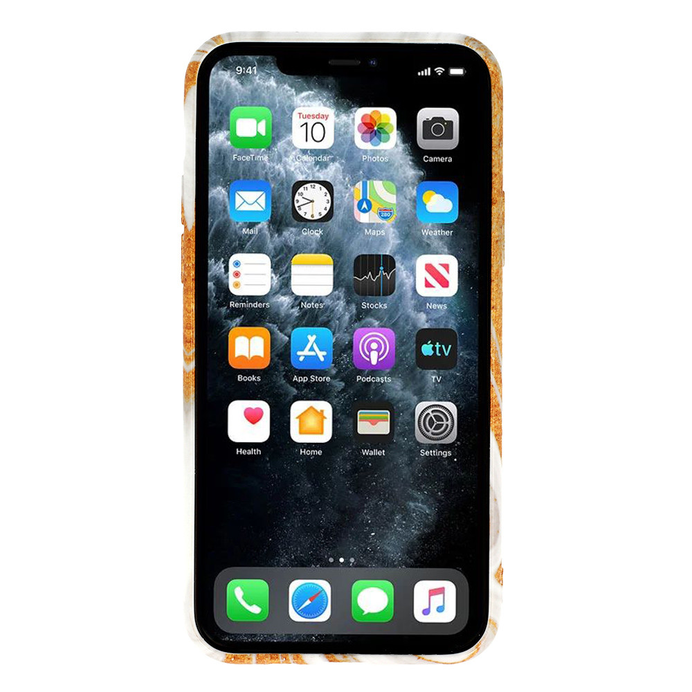 Husa protectie Marble Silicone pentru Samsung Galaxy A41, design 1 3
