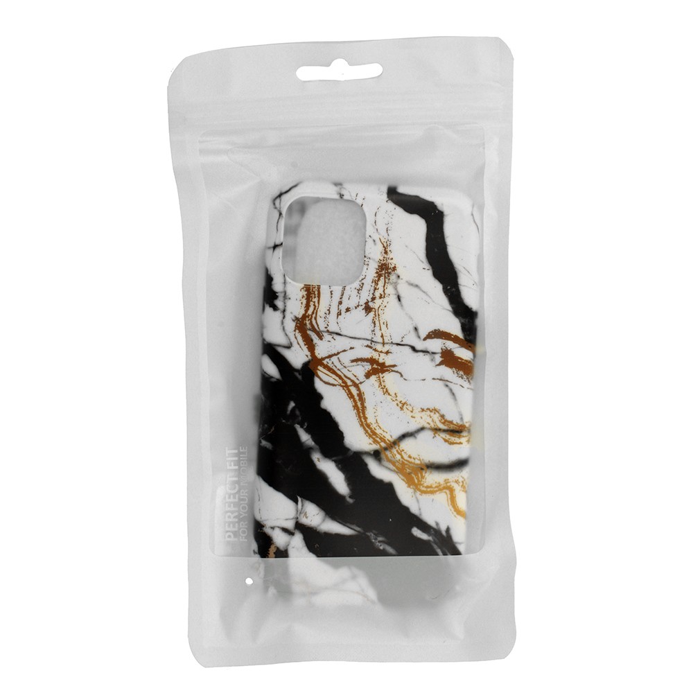 Husa protectie Marble Silicone pentru Samsung Galaxy A41, design 3 4